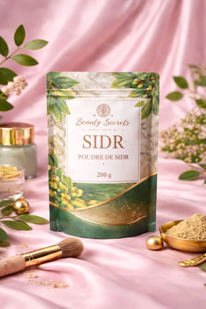 Poudre de Sidr Naturelle 100g– Soin Capillaire & Corporel (100 % Pure)